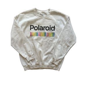 Vintage Retro Polaroid Crewneck Sweatshirt Sz. L